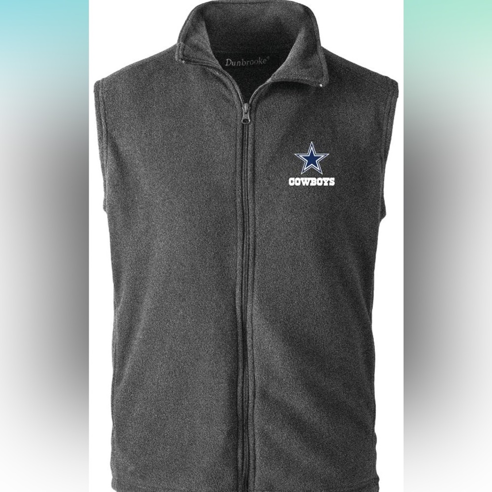 NFL Dallas Cowboys Men's Houston Jacket- sleeveless SIZE SMALL